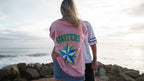 Starters Star Jersey pink worn, back detail