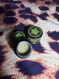 Starters Cold Cure Rosin Key Limez jars on leopard print