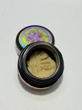 Starters Hash Rainbow Guava open jar with holographic rainbow star lid