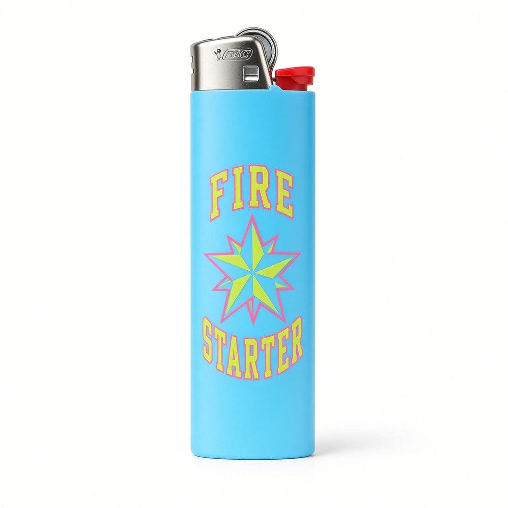 Starters lighter, blue with green star