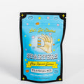 Starters Tropical Mix hemp-infused gummies bag, front